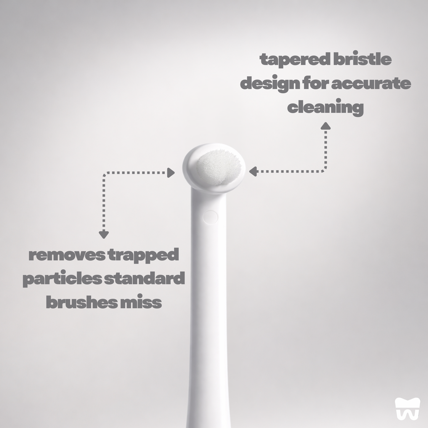 Brushwise 'EZ Reach' End Tuft Brush
