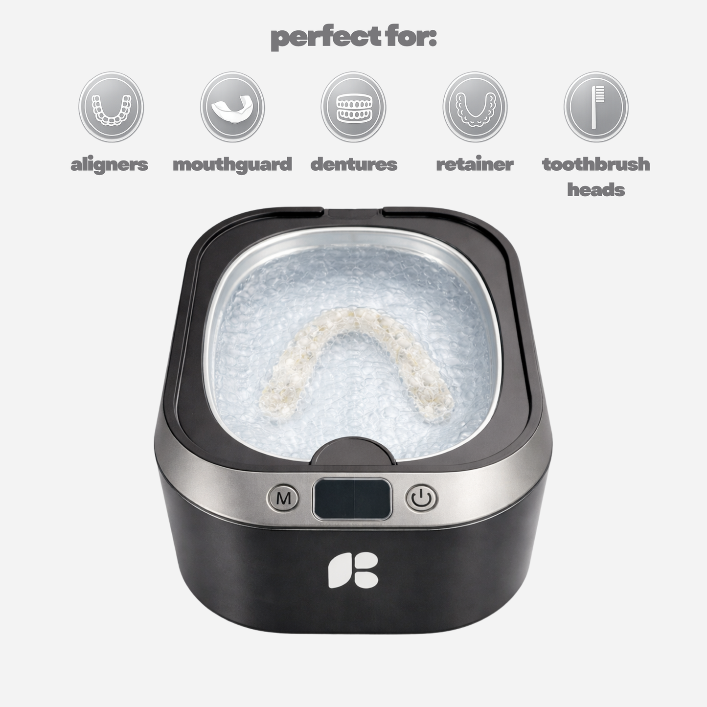 'Brushpod' Ultrasonic Oral Appliance Cleaner